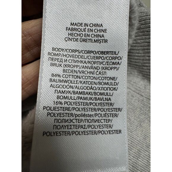 POLO RALPH LAUREN Captain Nautical Bear Print Gray Sweatshirt, Sz L - Picture 7 of 9